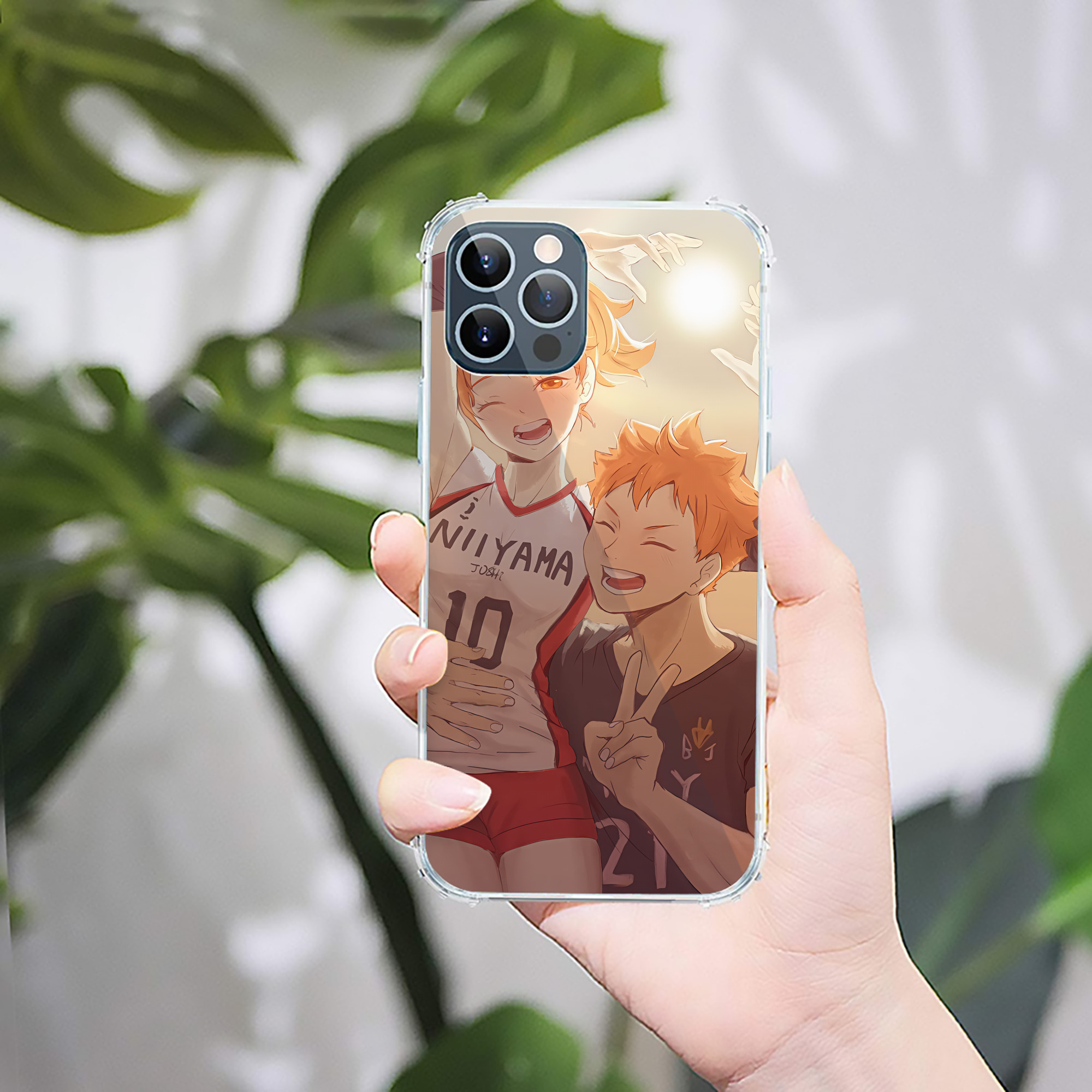 （画像用） ハイキュー!! Haikyu!! 【iPhone 12シリーズ対応】透明スマホケース（クリアソフトケース）